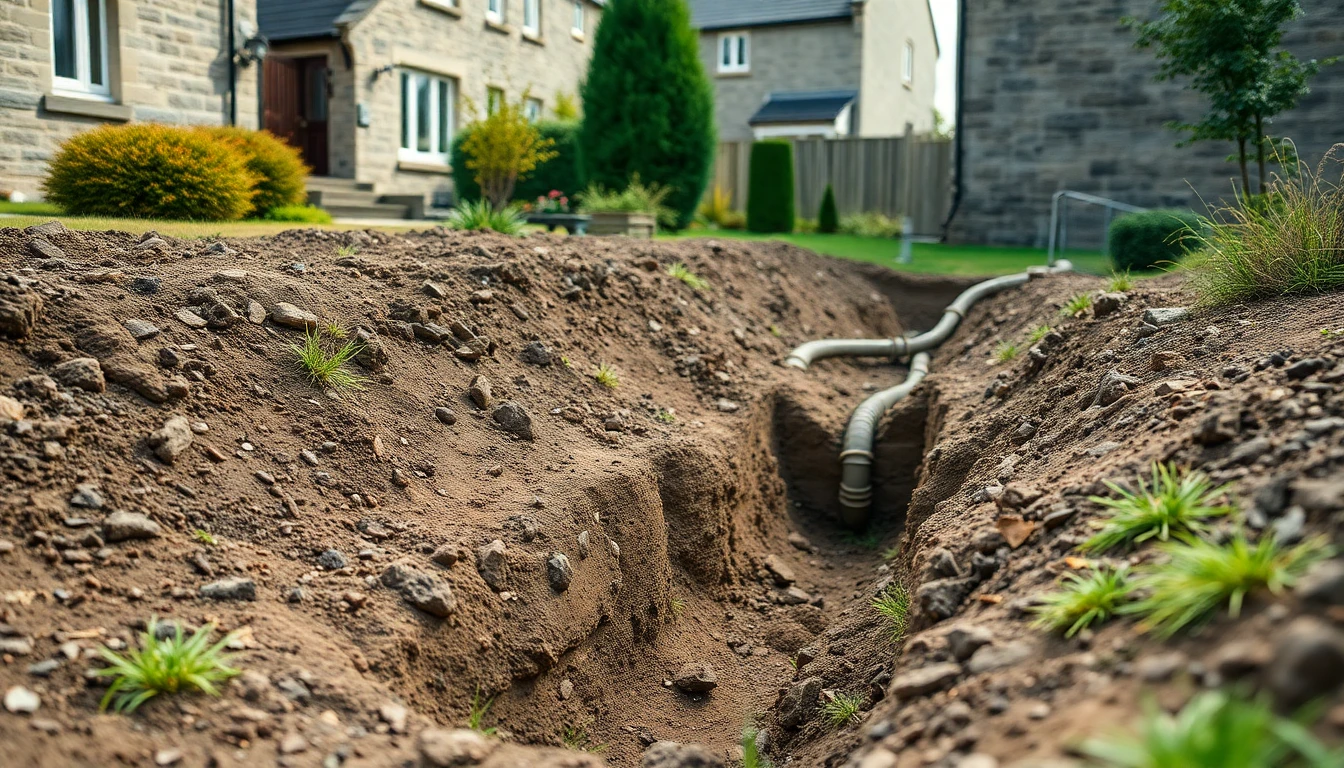 Drain Excavation in Aberdeen, Aberdeenshire